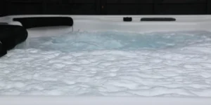 foamy water in hot tub